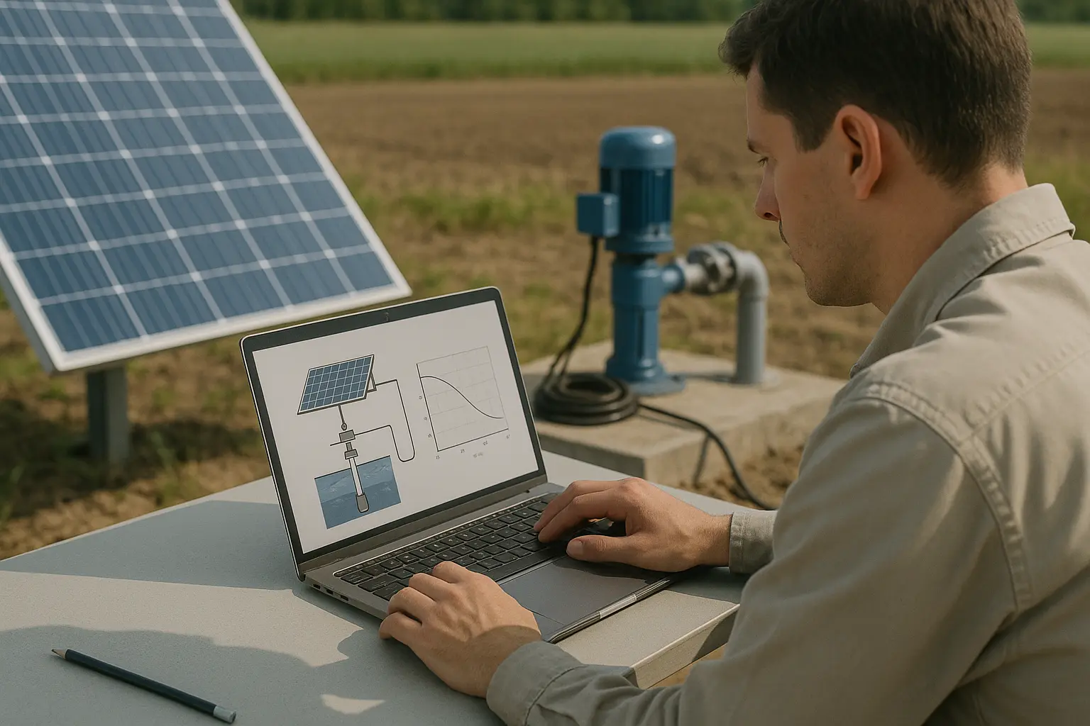 طراحی و نصب پمپ های خورشیدی